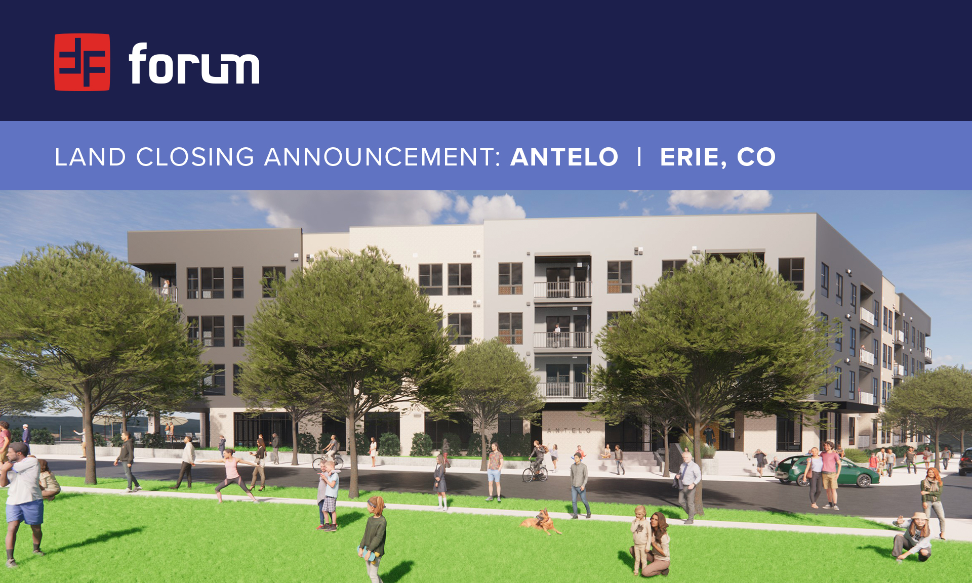Forum Investment Group and Mass Equities Acquire Land in Erie, Colorado for Future Multifamily Development